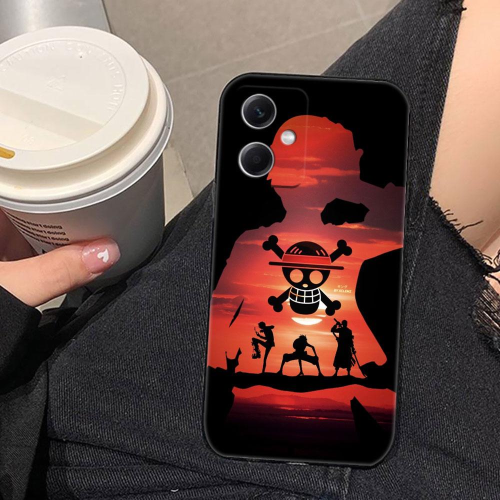 Anime One Piece Luffys Phone Case For Redmi Note 15 14 13 12 12S 11 11T 11S 10 9T 9 Pro Silicone Case Funda DIY Shell Capa Cover