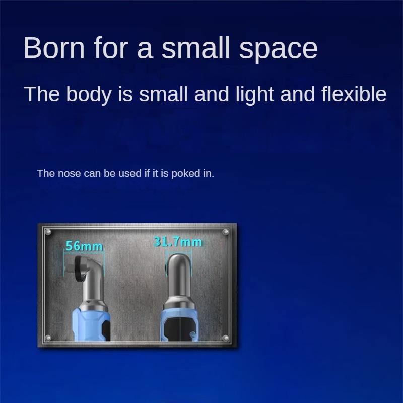 Dongcheng Rechargeable Brushless Angular Impact Wrench DCPB80AM Lithium Battery 90 Degree Angular Wrench 20V