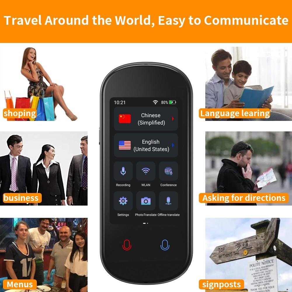 Z2 Portable Instant Voice Photo Translator Multi Languages Travel Real Time Translation Smart Pen Scanning Recording Translator