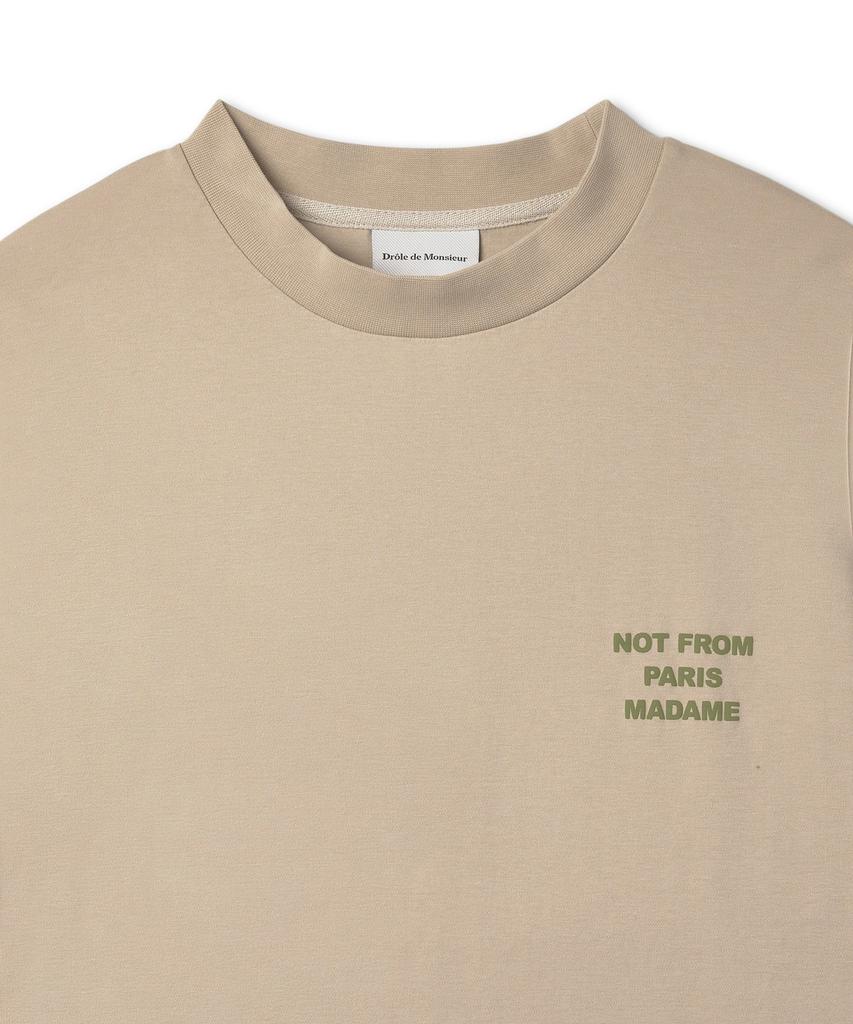 DROLE DE MONSIEUR Le T-Shirt Slogan Ml - Brown