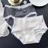 Ladies Spring Summer Cute Cotton Letter Lace Thread Wrap Hip Panties