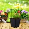 50pc Reusable Seedling Pots Gardening Square Plant Pots Nursery Pots with Drainage Holes Nursery Pot For Plants Vegetables