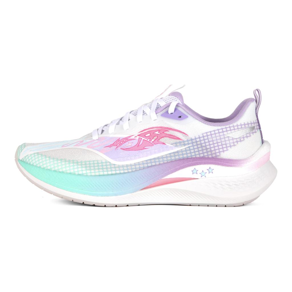 Li Ning Red Hare 7 Pro Амортизация, Износостойкие Низкие Тренировочные Беговые Кроссовки Унисекс Белый Синий Фиолетовый ARPU001-7(Команда186-)