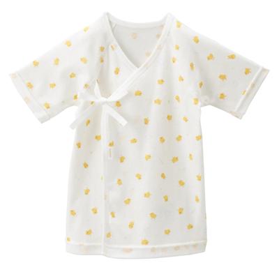 Miki House Baby Chick Сделано для мальчиков и майка, Дизайн, 100% хлопок, Япония, Для девочек, Новорожденный, 60см, Белый, 40-2107-385