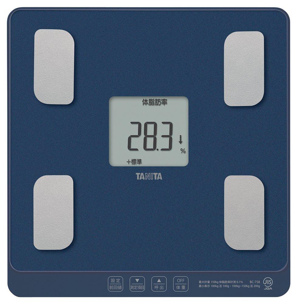 Tanita Body Composition Meter Automatic Recognition Easy Measurement with Riding Pita Support with My Support Function BL Blue Function/Measurement