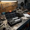 Набор из 3 предметов инструмента для цилиндров Прочный транспортировочный кейс Сплав металла для сжатия пружин для