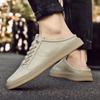 Fashion New High Quality Mens Loafers Classic Half Shoes for Men Luxury Lightweight Breathable Casual Shoes Comfortable Walking Sneakers