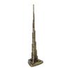 Сплав Дубай Галифа Башня Сатуэ Всемирная достопримечательность Здание Домашний Декор Бронза