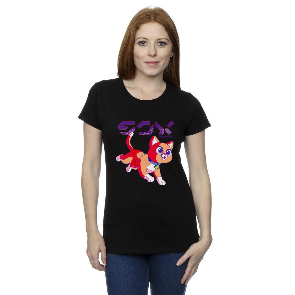 Disney Womens/Ladies Lightyear Sox Digital Cute Cotton T-Shirt