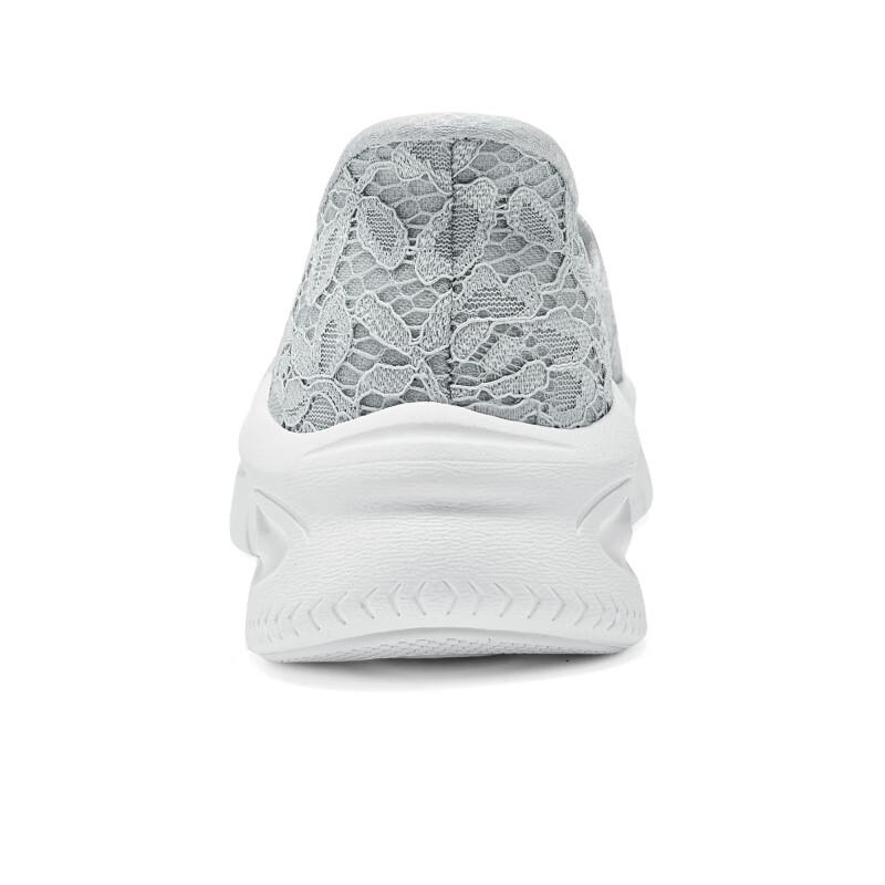 Skechers Современные DLux Удобные Дышащие Повседневные Туфли Женская обувь Светло-серый 158858-LGY