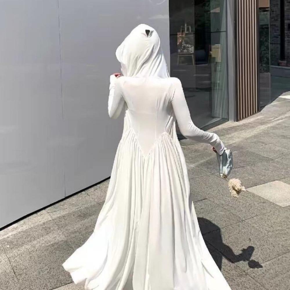 Sun Protection Capes Anti UV Full Body Skirt Ice Silk Sunscreen Clothing Women  Riding