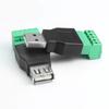 Разъем USB 2.0 Type A Мама USB Папа Мама USB Поворотный Терминал для Компьютера Телевизора Клавиатуры