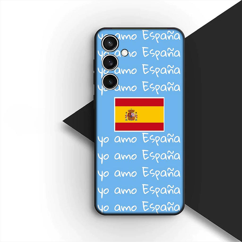 Футбол № 19 Флаг Испании Футбольный №19 Чехол для OPPO A80 A40 A18 A16 A17 A15 A38 A78 A79 A54 A57 A58 A60 4G 5G Чехол для телефона