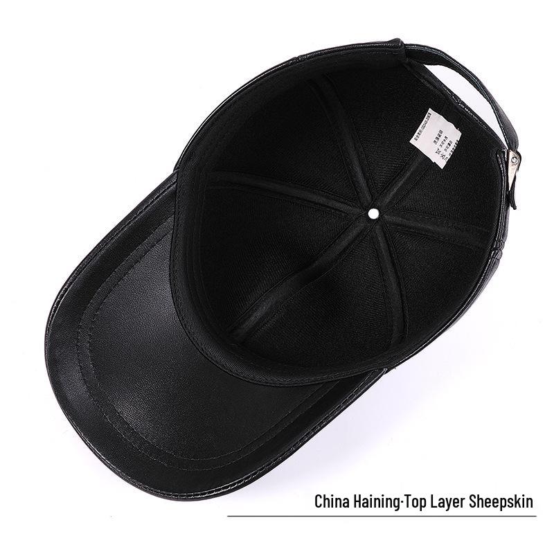 Мужская кепка-утка из овчины - Регулируемая защита от солнца для больших голов, Идеально подходит для весенней и летней носки на открытом воздухе