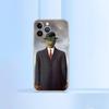 H-Рене Магритт-S Художественный Чехол для Телефона Для iPhone 16 15 11 13 14 Pro Max 7 8 Plus X Xr Xs Max Se2020 12mini Прозрачный Чехол