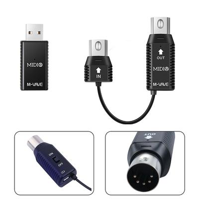 Кабель MIDI-USB Интерфейсный адаптер Система MIDI-адаптера