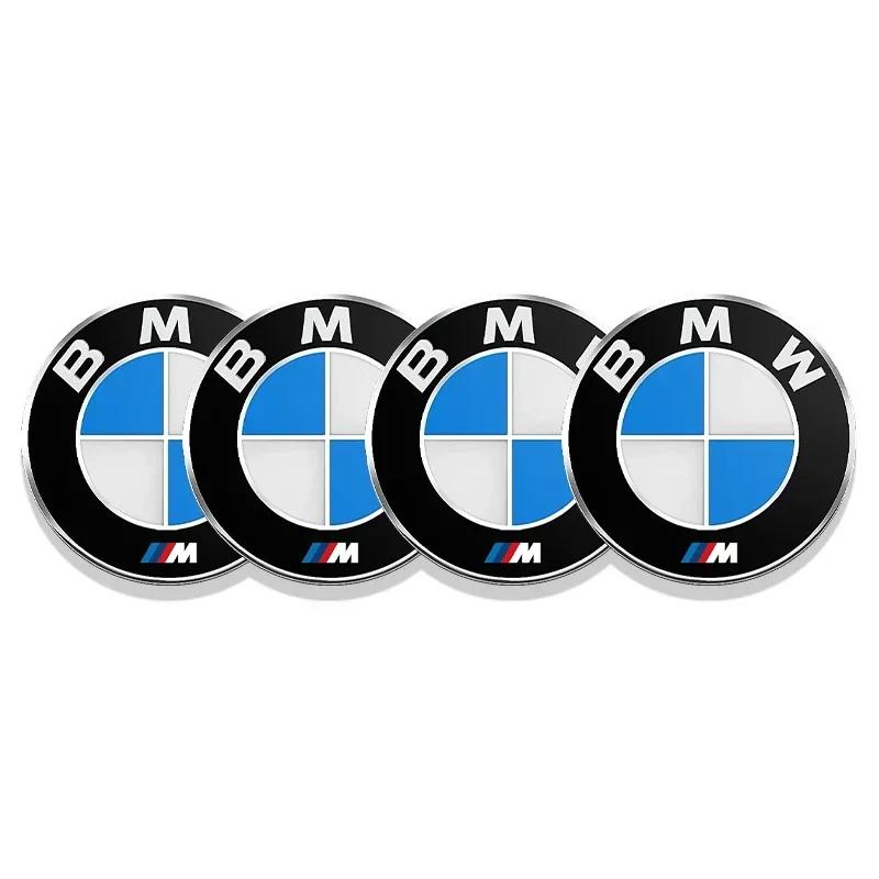 56mm Car Badge Wheel Center Cover Stickers Hub Caps Decal For BMW M M3 M5 M6 X3 E46 E90 E39 F10 F20 F30 G20 E60 E36 accessories