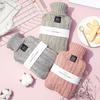 1-литровая грелка с мягким вязаным защитным чехлом, грелка для шеи и плеч, грелка для ног