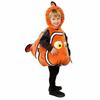 Toddler Clown Fish Role Play Costume Cute Baby Adventure Holiday Performance Costume Halloween Party Dress Up Hooded Set