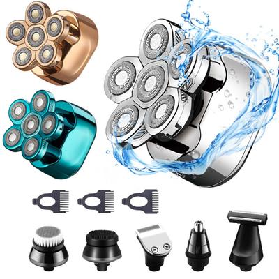 Многофункциональная электрическая бритва, мужская машинка для стрижки волос, электрическая бритва, бритва для бороды, бритва для лысины