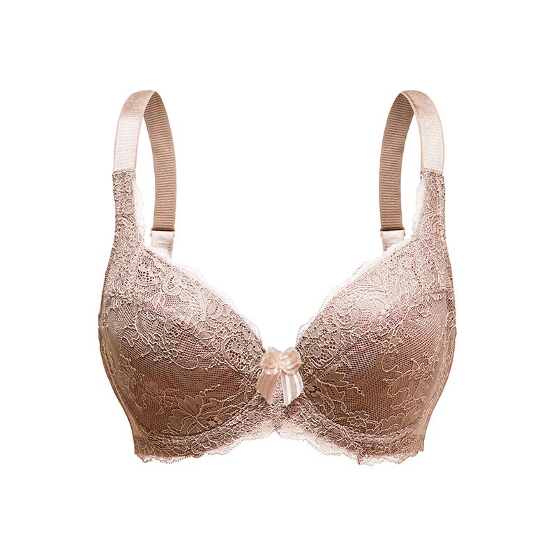 Сексуальный кружевной женский бюстгальтер больших размеров на косточках, бюстгальтер с эффектом пуш-ап, женское белье Femme