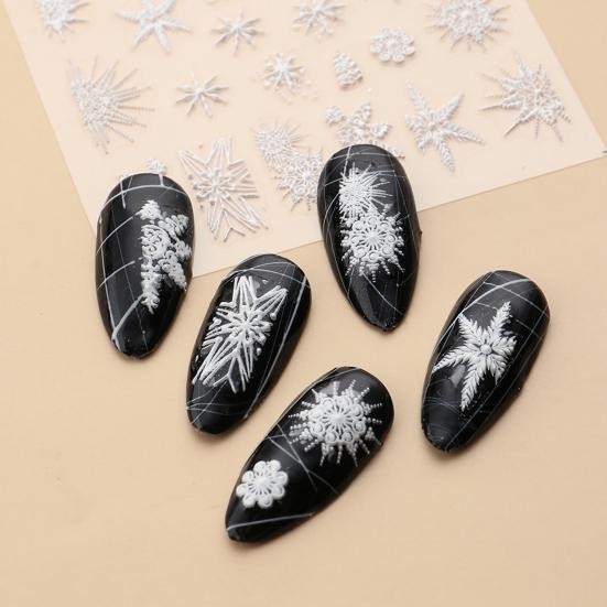 Модная наклейка для дизайна ногтей 5D стереоскопические аксессуары DIY маникюр