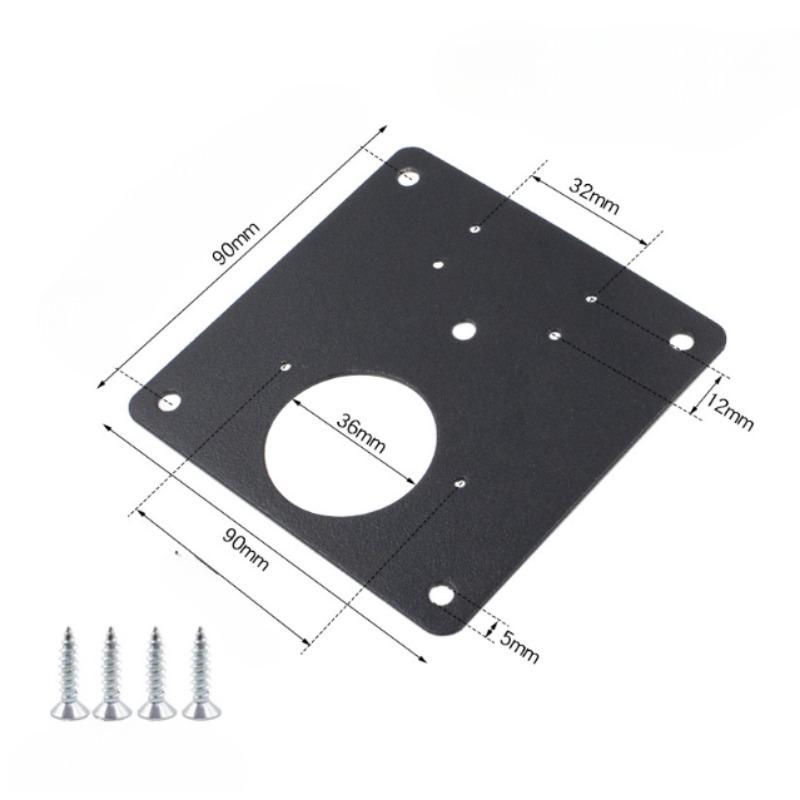 20Pcs Cabinet Hinge Repair Plate Kit Stainless Steel Door Hinge Mounting Plate With Holes For Home Kitchen Cupboard Furniture