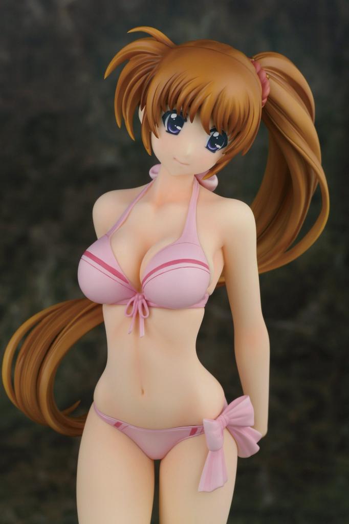 Nanoha Takamachi Swimsuit Scale PVC Painted Finished Ver. (1/7 Product)