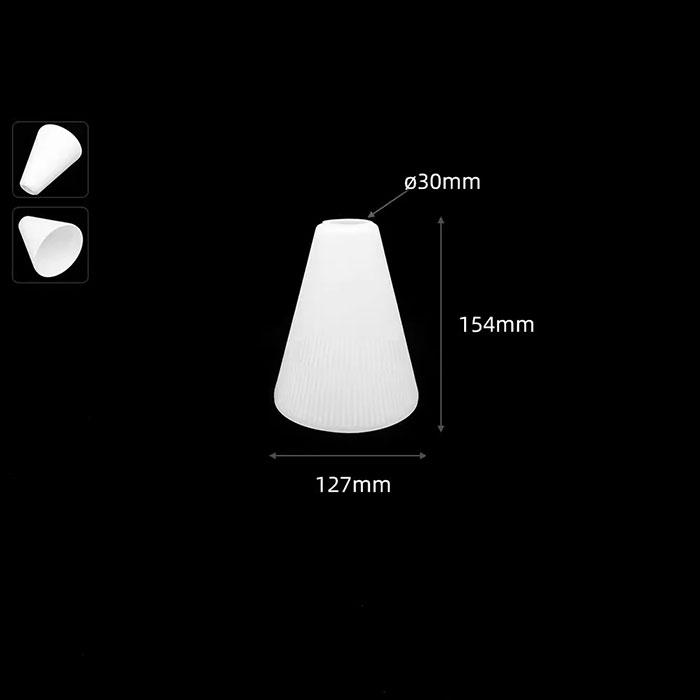 Прозрачный матовый абажур с отверстием 30 мм E14, сменный стеклянный абажур с отверстием 3 см зеленого и янтарного цвета для настенных светильников E12 Candle