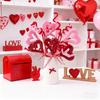 Valentines Day Decorations Red Heart Berries Picks Artificial Valentines Day Floral Cuttings for Home Office Wedding Anniversary Party Decor Gift