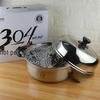 Пароварка из нержавеющей стали 304 с утолщенным композитным дном для морепродуктов, рыбы и куриного супа