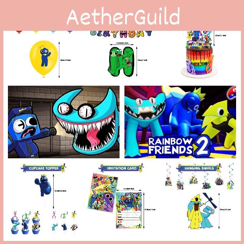 Rainbow Friend 2 Birthday Party Balloon Set Vibrant Colors And Fun Design Perfect For Celebrating!