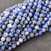 Smooth Round Gemstone Beads, Natural Sodalite Gemstone Beads, 6MM, 8MM, 10MM Size, 14-15 Inch Strand Stone Beads.