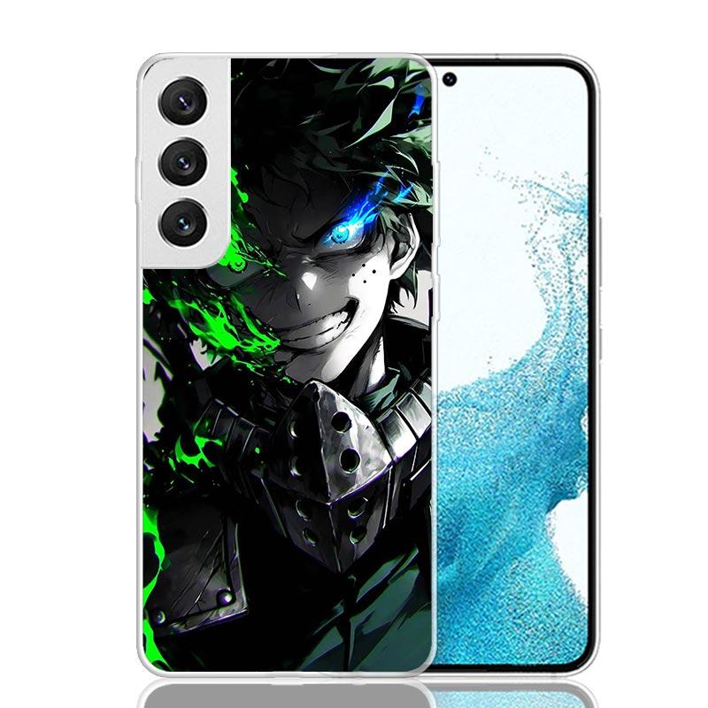 Мидория Изуку Деку MHA Моя геройская Академия Чехол для телефона Для Samsung Galaxy S26 S25 Edge S24 S23 FE S22 Ultra S21 Plus S20 + Fundas Cover Coqu