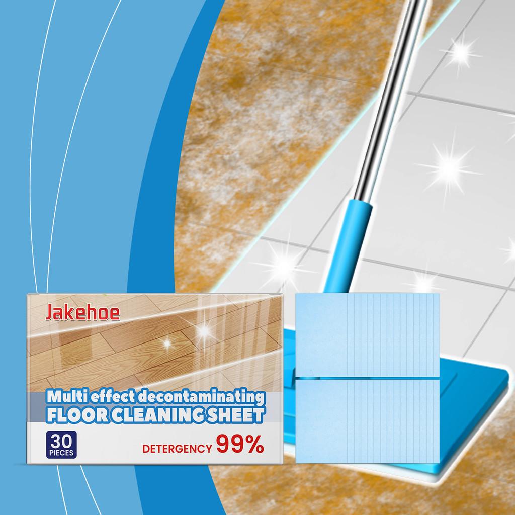 Таблетки для мытья пола Jakehoe Мощное удаление пятен и усилитель блеска 30 штук