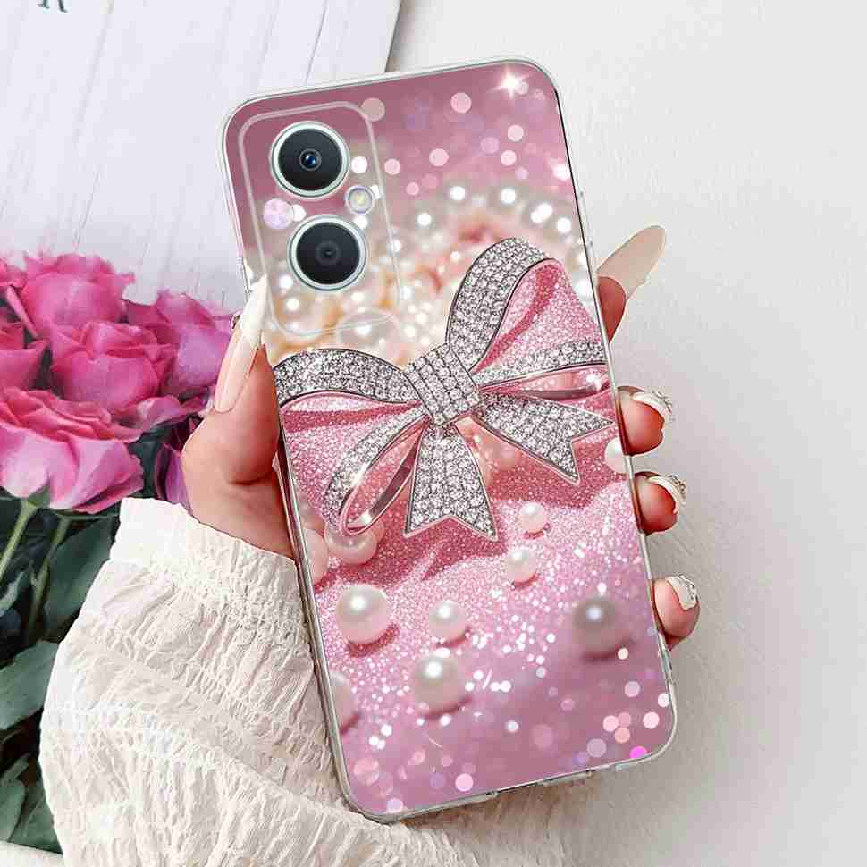 Для Oppo A96 5G 6.43" PFUM10 Чехол PHA120 Роскошный Любовь Милый Кот ТПУ Мягкий Силиконовый Чехол Для Oppo Reno7 Z 5G CPH2343 Корпус Телефона