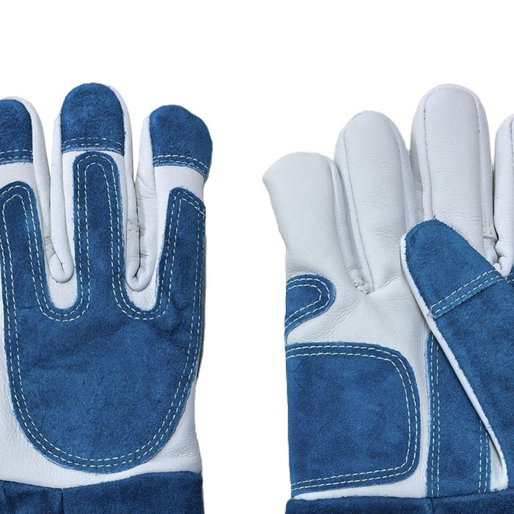 Перчатки для работы с животными Защита от укусов Утолщенные Многофункциональные Усиленная подкладка Двойная кожа для