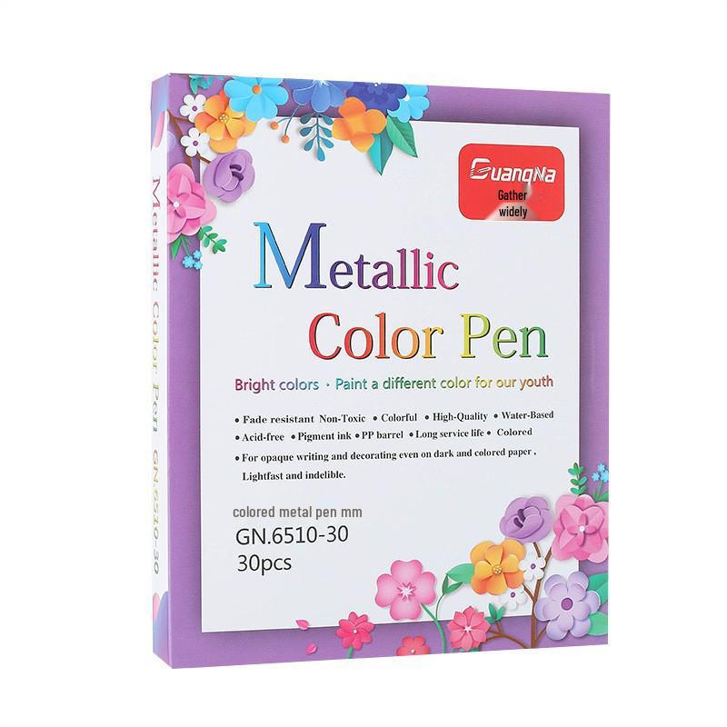Металлическая ручка-подпись Guangna 6510 - Ручка с жестким наконечником для акварели и контура для рисования и дизайна