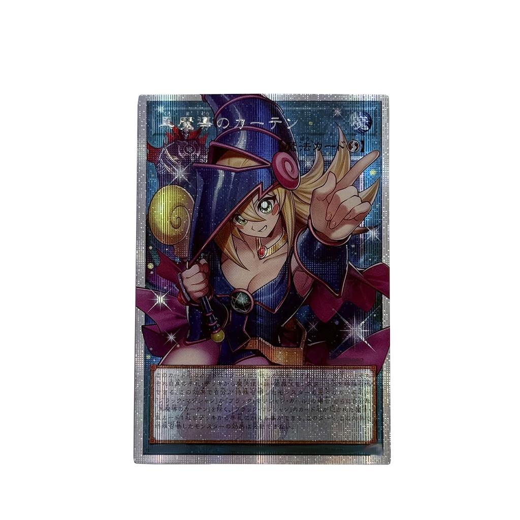 Сделай сам Yu-Gi-Oh! Черная Магичка Самоконтроль Сбор Подписей Торговая Флеш-Карточка Аниме Мультфильм Самодельный Подарок