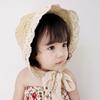 Fashion Lace Baby Hat Summer Lace Up Straw Hats For Kids Girls Panama Fisherman Beach Sunshade Cap