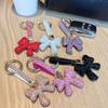 Full Bow Keychain Rhinestone Rhinestone Bow Keyring Crystal Bowknot Pendant Kids