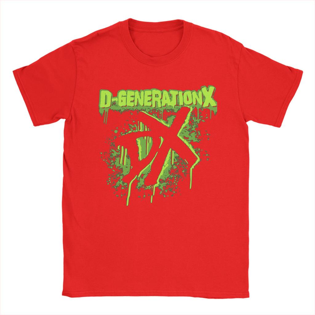 Мужская футболка D-Generation-X Wrestling Борец Боксер Повседневная футболка с коротким рукавом с круглым вырезом Хлопок Оригинальный мерч