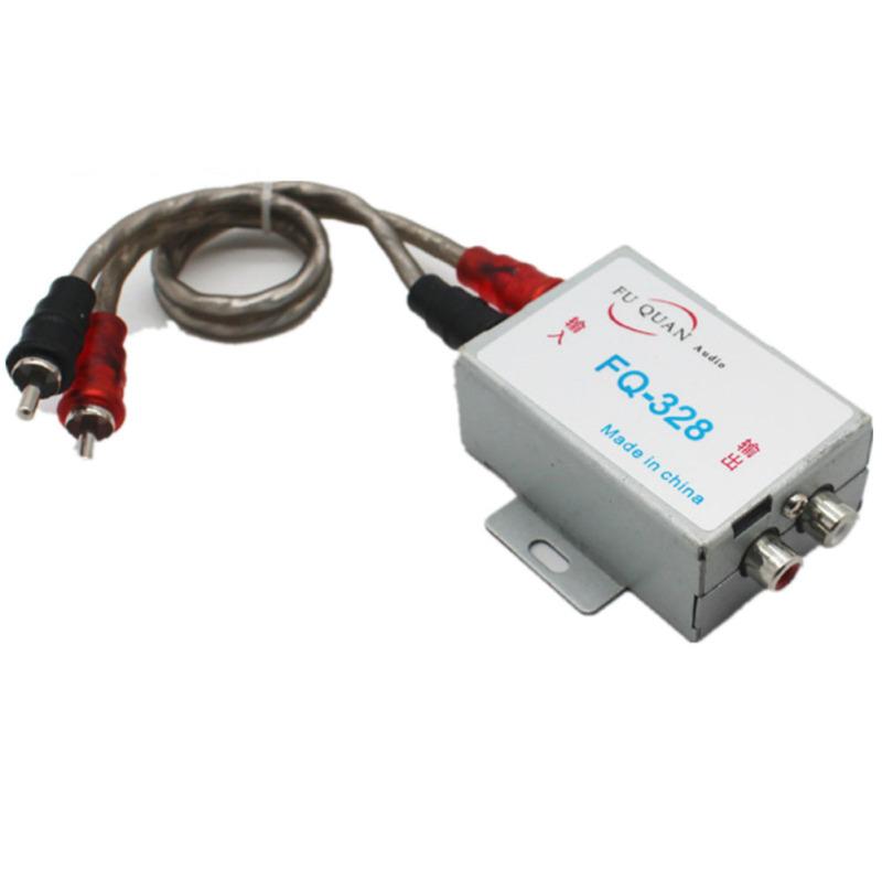 Автомобильный аудиофильтр 12 В, шумоподавитель, сабвуфер, фильтр для устранения помех, шумоподавитель