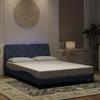 VidaXL Bed Frames with LED Lights, Upholstered Bed, Slat Base, Double Bed, Adult Bedroom Bed 3213856