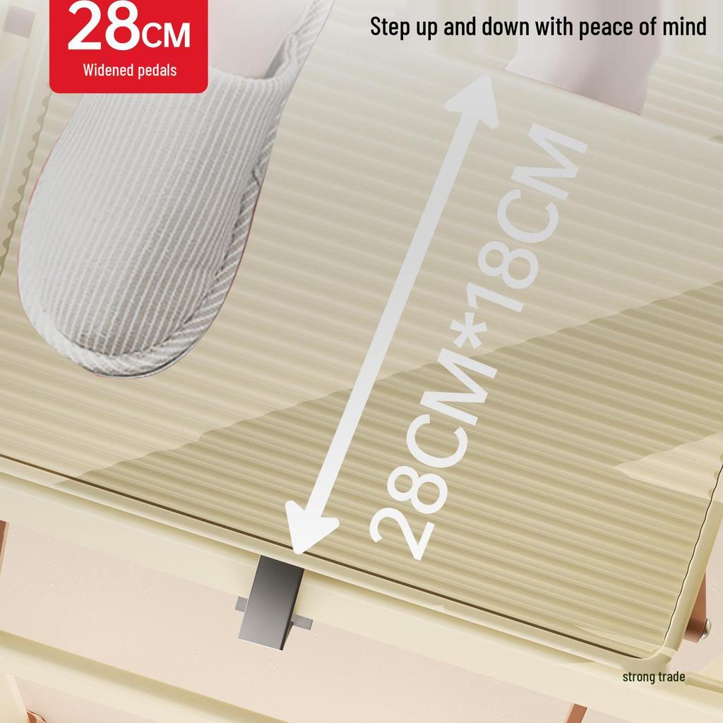 Телескопическая А-образная лестница: Легкая, Утолщенная, Портативная Складная Лестница для Дома