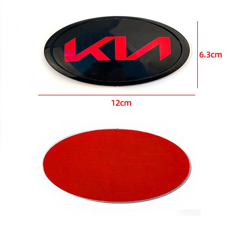 AABIW1 Car Front Gril Rear Trunk Emblem Sticker Accessories For Kia GT-Line Sportage Ceed Rio Picanto Sorento Soul Cerato Venga K9 Niro
