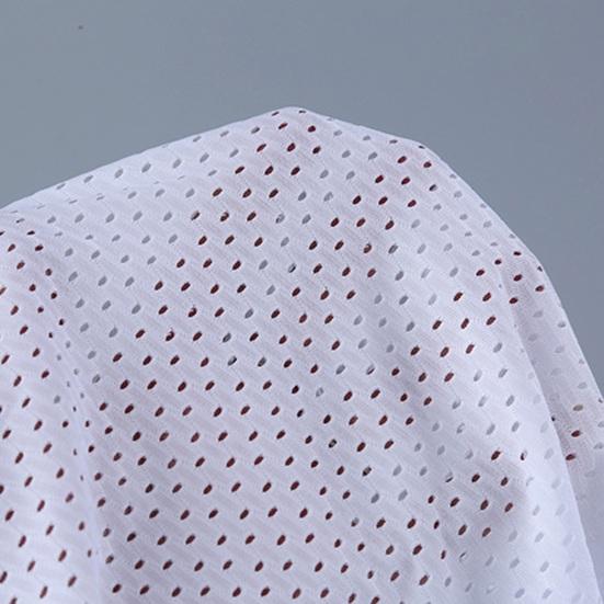 Men Sport Vest O Neck Out Good Size Breathability Plus Hollow Solid Color Sleeveless Sweat Absorption Quick Dry