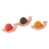 Cute  Animal Snail Model Resin Mini Ornament Small Snail Figurine  Outdoor