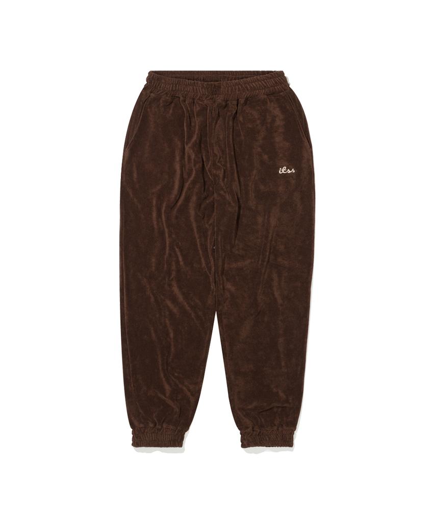 IL TEMPO SELECT SHOP Terry Loose Fit Jogger Pants Brown