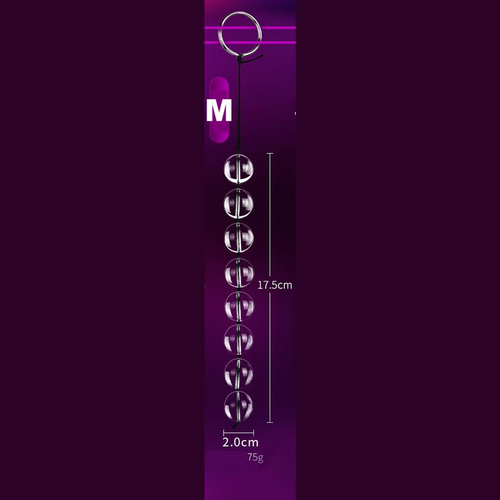 4 размера Стеклянные анальные шарики Вагинальные шарики Анальная пробка Анальная пробка Секс-игрушки Цепь из бисера Секс-игры Продукты Секс-игрушки Анальный шарик Вибратор